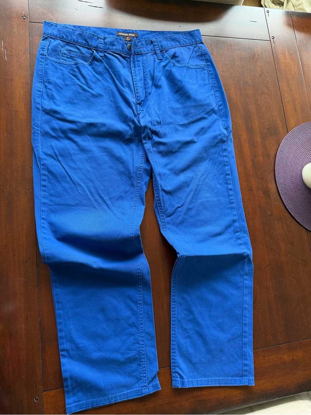 Michael Kors Men's Royal Blue Chinos